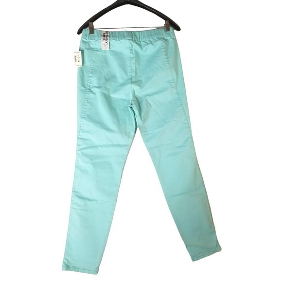 Aeropostale Bethany Mota Women‎ Jeggings Sz L 32X28 Skinny STRETCH TURQUOISE - Picture 2 of 8